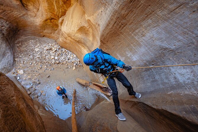 East Zion: Stone Hollow Full-day Canyoneering Adventure - Rappelling up to 100 feet