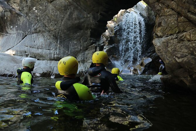 Falls of Bruar Canyoning - Abseiling beside the waterfalls
