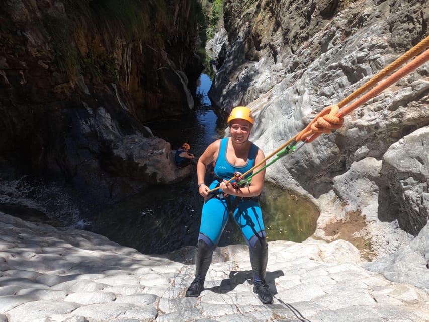 From Estepona: Guadalmina River Guided Canyoning Adventure - Guides who keep the mood relaxed