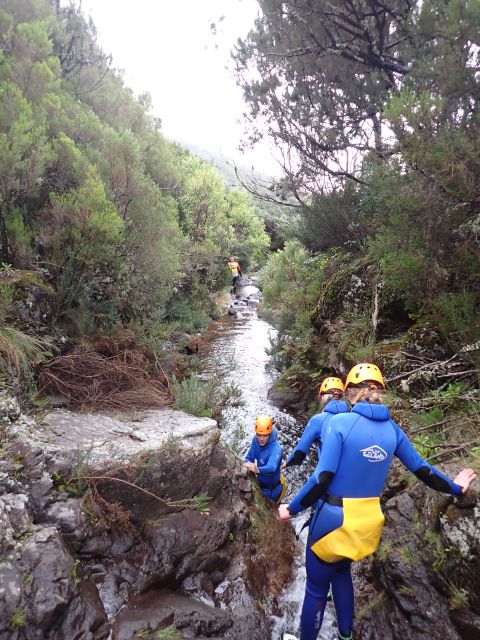 From Funchal: Madeira Island Canyoning for Beginners - Abseiling with support from the guide team