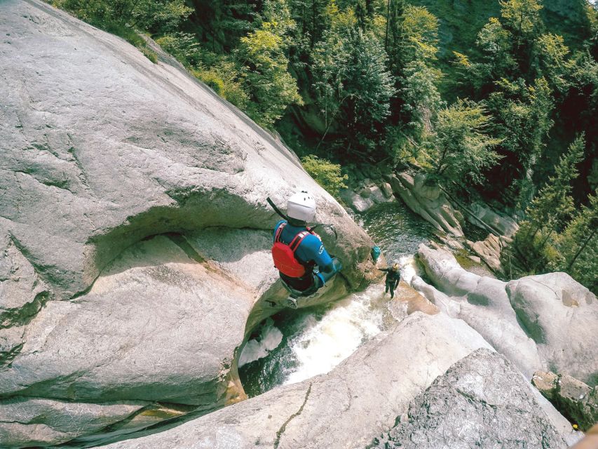 From Interlaken: Canyoning Chli Schliere - Rappelling over waterfalls