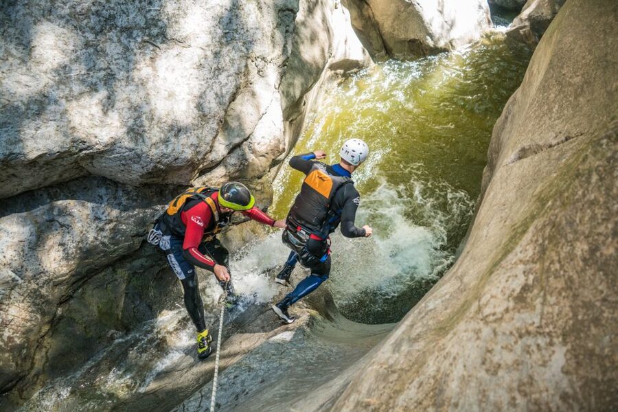 From Interlaken: Canyoning Chli Schliere - What the physical demand really means