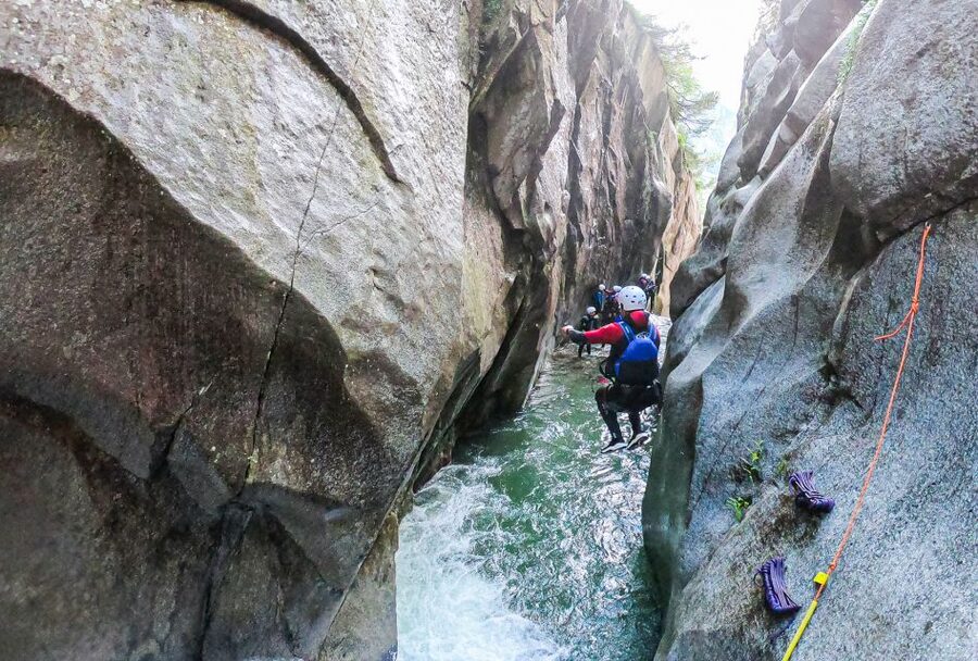 From Interlaken: Grimsel Gorge Canyoning Tour - Jumps, slides, and a zipline into clear pools
