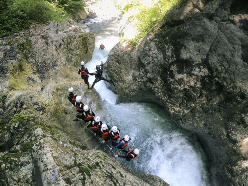From Interlaken: Local Canyoning Trip - What the 1 to 1.5 hours in the gorge feels like