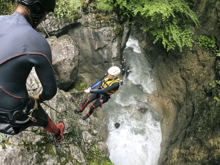 From Interlaken: Local Canyoning Trip - The safety balance is one of the strongest features