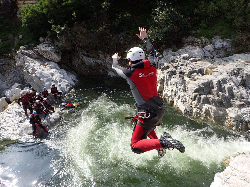 From Marbella: Guadalmina River Guided Canyoning Adventure - The Rappel and the Charca de los Tubos