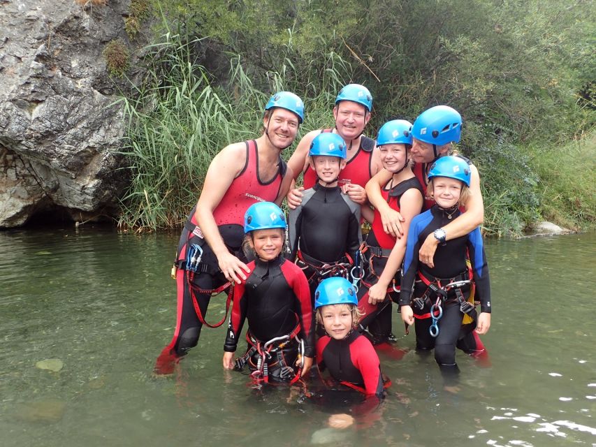 From Marbella: Guadalmina River Guided Canyoning Adventure - Guides, Group Size, and Safety