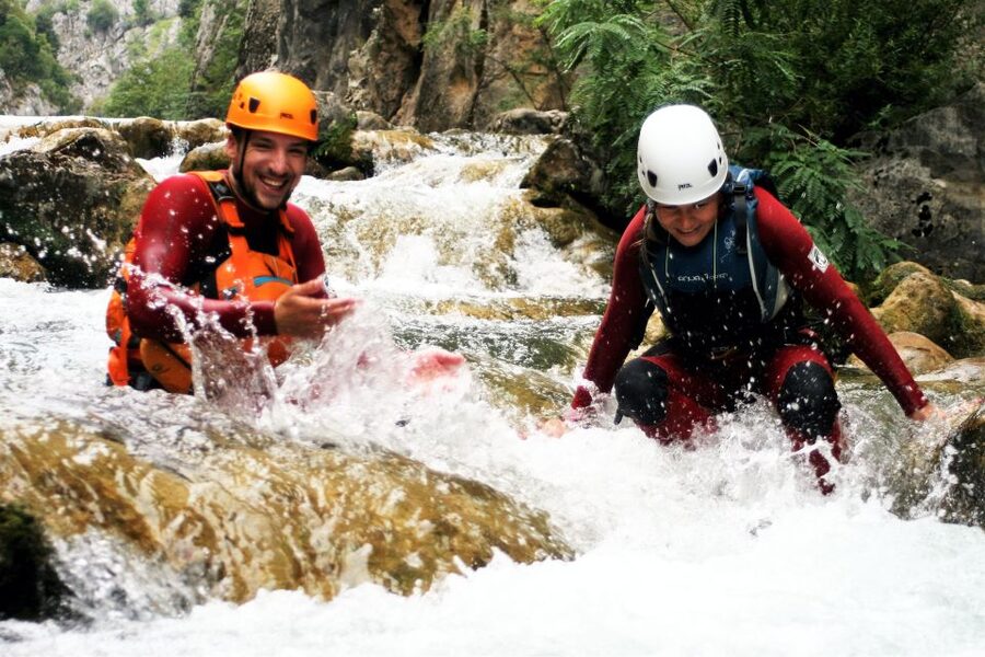 From Omiš: Cetina River Canyoning with Licensed Instructor - The guide, safety gear, and group feel