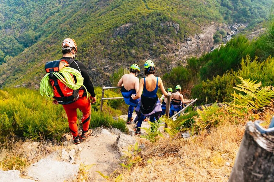 From Porto: Gerês National Park Canyoning Trip - Entering the river and learning the basics