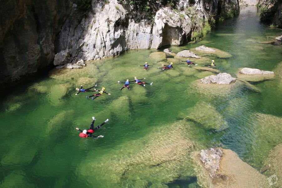 From Split: Canyoning on the Cetina River - From Split to Zadvarje and the Cetina canyon
