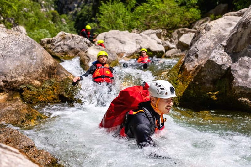 From Split/Šestanovac: Canyoning on Cetina River - From Split to the Šestanovac canyon