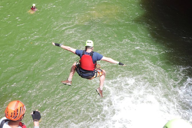 Full-Day Canyoning Tour with Datanla Falls Rappelling - Learning the ropes before the 15-meter rappel