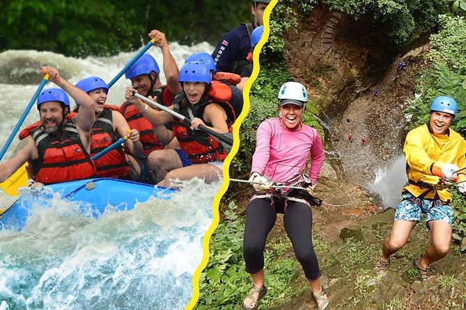 Full Day Class II-III Rafting and Canyoning Rappelling from La Fortuna-Arenal - Two hours on the Balsa River