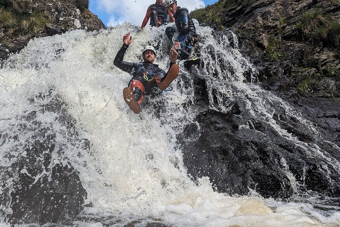 Galloway Canyoning Adventure, Murrays Canyon half day - The final abseil brings you back to the car park