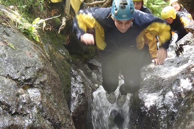 Ghyll Scrambling Water Adventure in the Lake District - Getting ready for cold water and wet rock