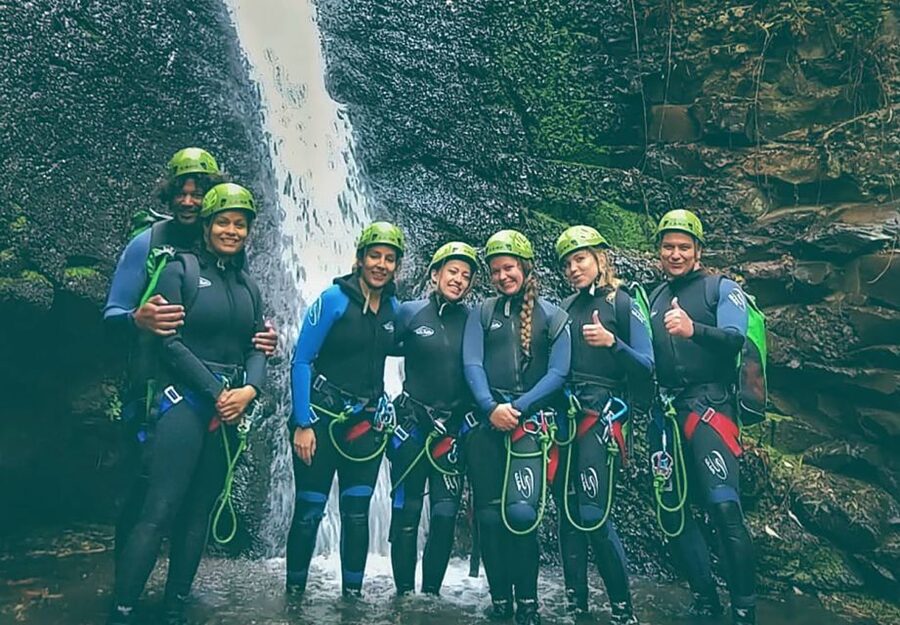 Gran Canaria: Canyoning Trip - Four waterfalls, natural slides, and rope work