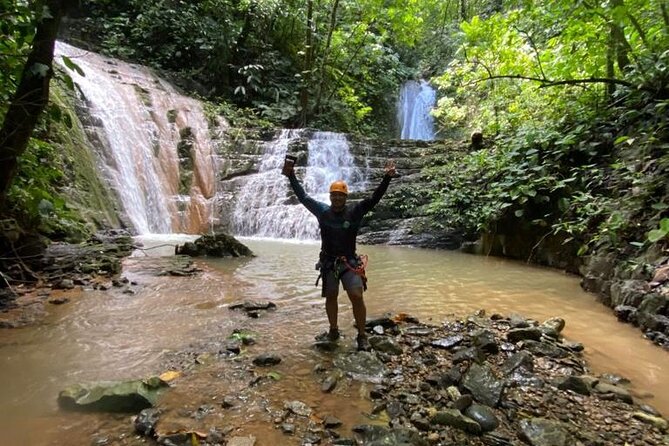 Half-Day Canyoning in Balsar Abajo - The 45-meter opening rappel