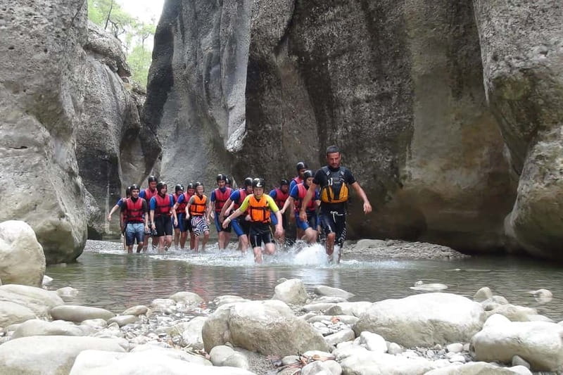 Koprulu Canyon Rafting and Canyoning incl. Lunch w/Transfer - From the hotel to the canyon base