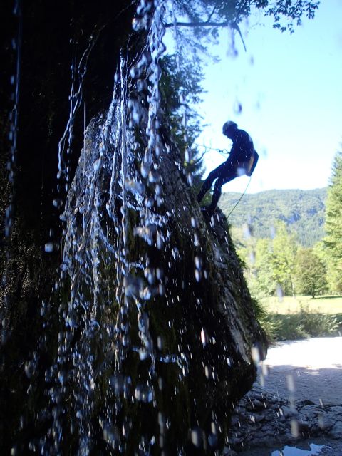 Lake Bled: Bohinj Valley Canyoning Tour with Photos - Two hours of rappels, jumps, and forest paths