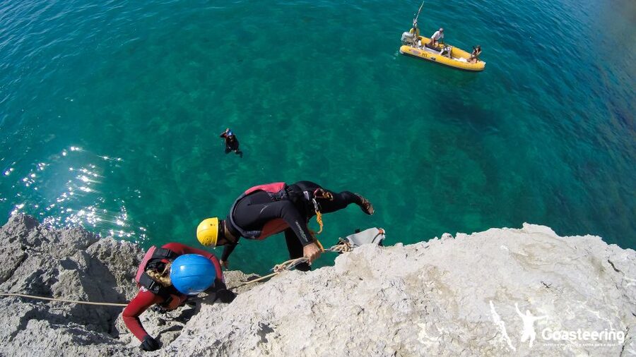 Lisbon: Sesimbra/Arrábida Natural Park Coasteering Adventure - The jumps, rappels, and possible zipline