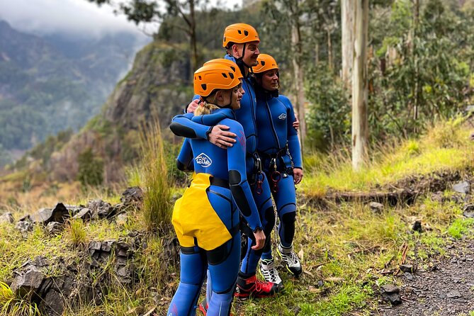 Madeira Canyoning - Beginner - Getting fitted with the right equipment