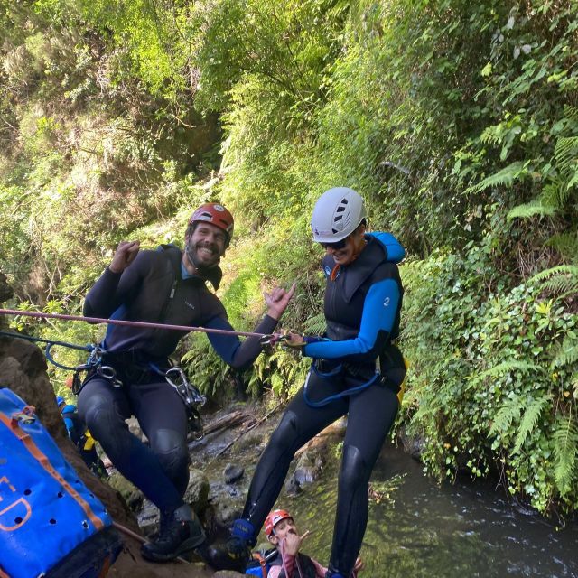 Madeira Canyoning Beginners – Easy & Fun Waterfall Adventure - Abseils, jumps, and slides through the waterfall