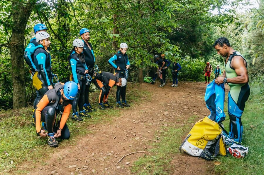 Madeira Canyoning Beginners – Easy & Fun Waterfall Adventure - A closer look at the safety and guide style