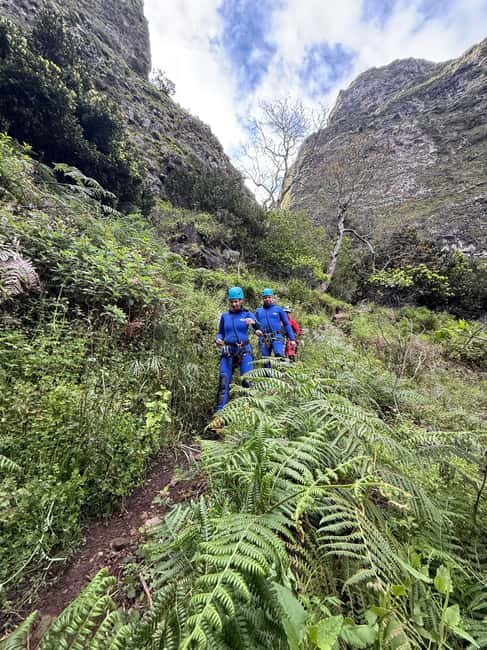 Madeira Island Canyoning Adventure - Hiking, rock slides, and natural pools