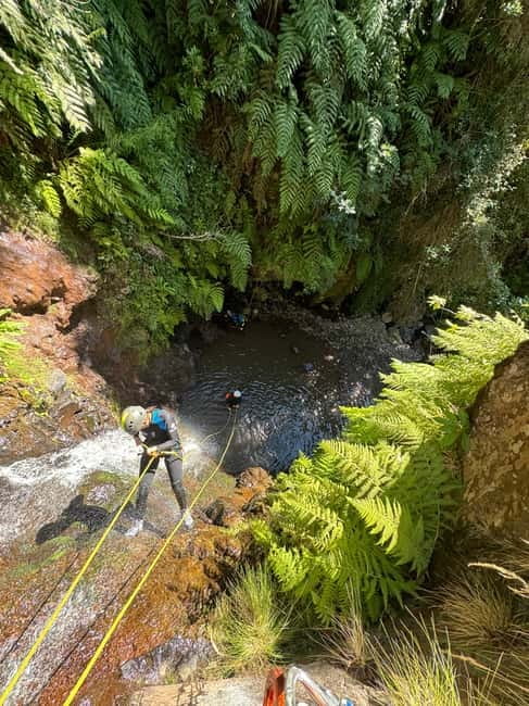 Madeira Short Canyoning For Beginners Rochão Level 1 - Four abseils make this more than a gentle introduction