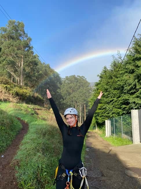 Madeira Short Canyoning For Beginners Rochão Level 1 - Practical preparation for the water and rope sections