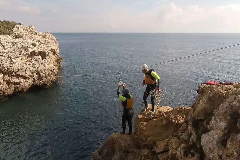 Mallorca: Half-Day Coasteering Experience - Safety briefing and the first easy jumps