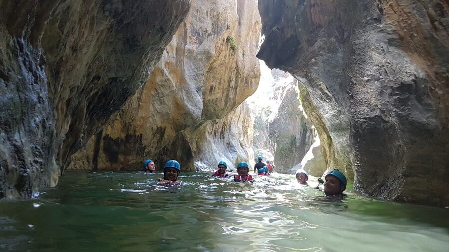 Marbella: Beginner Canyoning Tour with Safety Equipment - Getting fitted with wetsuits and safety gear