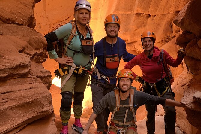 Moab Robber's Roost Canyoneering Adventure - The Hanksville meeting point changes the day