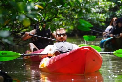 Okinawa Iriomote Mangrove SUP or Canoe and Splash Canyoning Tour