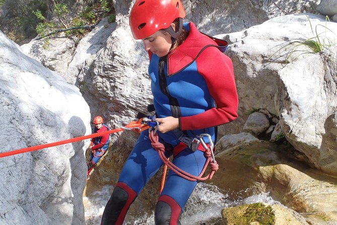 Olympus Canyoning Course - Entry to Intermediate - Learning to rappel, scramble, and climb