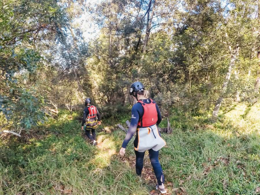 Plettenberg Bay: Canyoning Trip - Your first jump and the river section