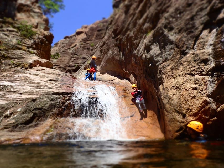 Propriano: Baracci Canyon Beginners Canyoning Tour - Fitness, swimming, and family suitability
