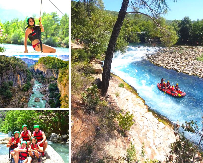 Rafting, Canyoning & Zipline, : 3-in-1 Adrenaline Tour - Wet canyoning through the rock channels