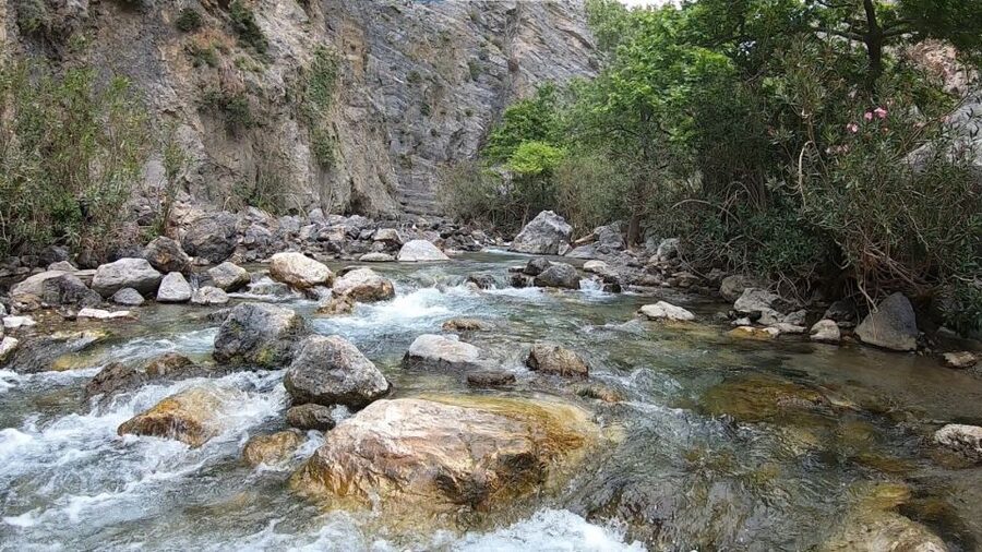 Rethymno: Canyoning Tour in the Kourtaliotiko Gorge - Jumping into the clear river pools
