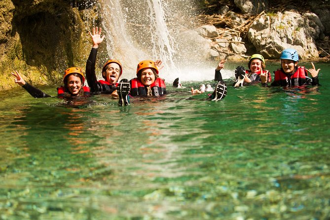 Rio Black Canyoning - The guide and the pace of the group