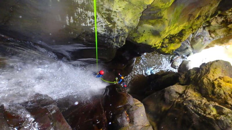 Sao Miguel: Ribeira dos Caldeiroes Canyoning Experience - Key points at a glance