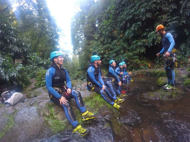 Sao Miguel: Ribeira dos Caldeiroes Canyoning Experience - The guide team and group atmosphere