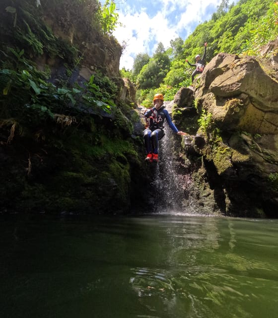 São Miguel: WaterPark Canyoning Ribeira dos Caldeirões - A family activity with sensible limits