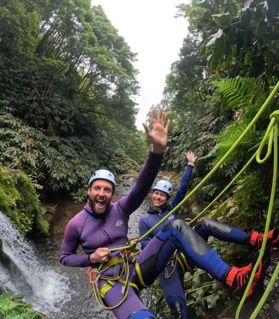 São Miguel: WaterPark Canyoning Ribeira dos Caldeirões - What to bring and what you receive