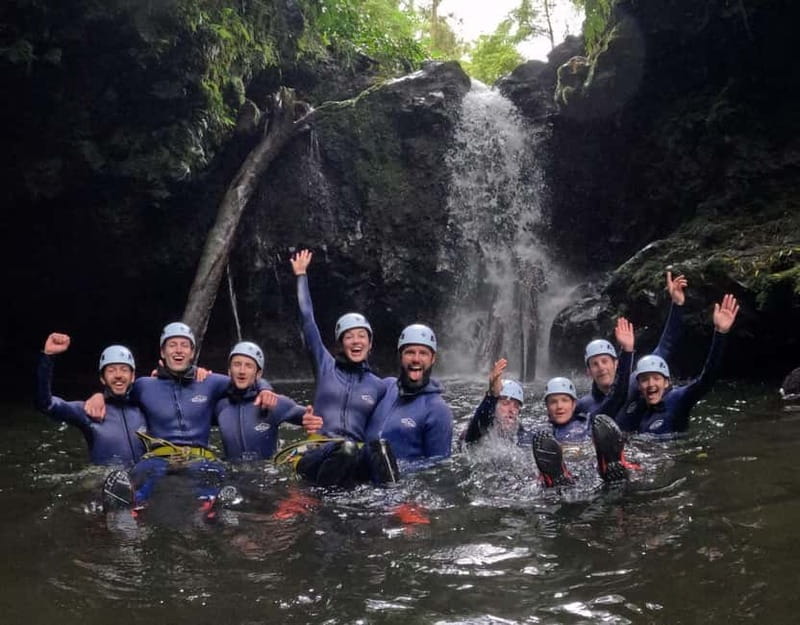 São Miguel: WaterPark Canyoning Ribeira dos Caldeirões - What happens during the 2.5 hours