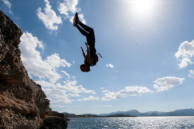 Shore Excursion: Coasteering in Mallorca - Rock scrambling, abseiling, and the zip line