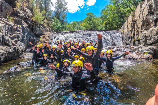 Soft Canyoning, river Ceira, Góis, Serra da Lousa, Coimbra - Jumps from 2 to 8 meters