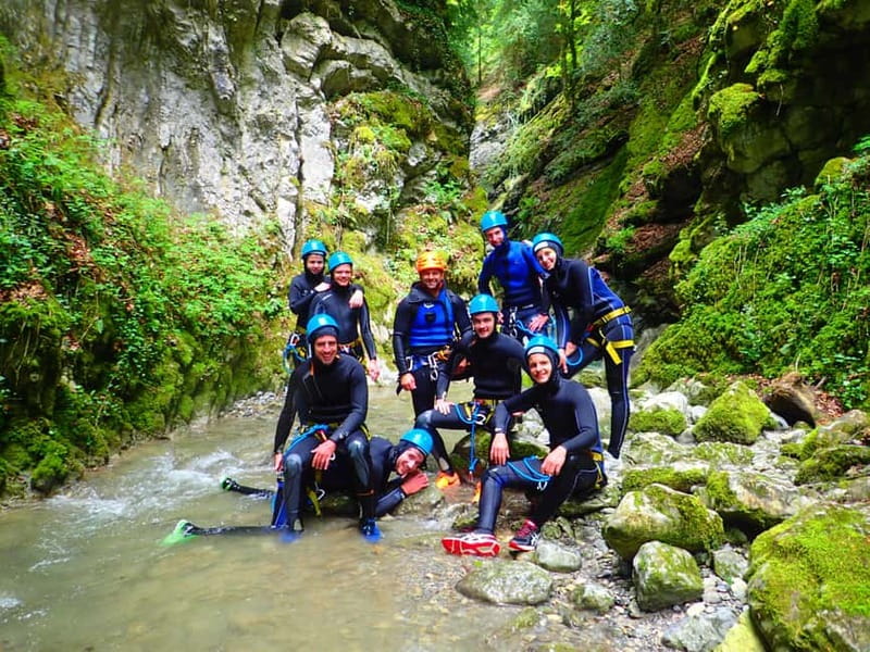 Talloires: Guided Canyoning Experience in Angon Canyon - Rappels, slides, and the Angon waterfall