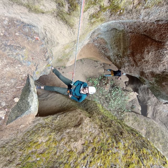 Tenerife: Guided Canyoning Experience in Los Arcos - The rope lesson before the first descent